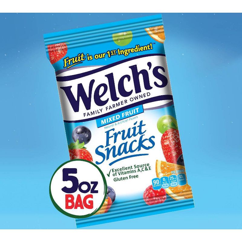 slide 7 of 8, Welch's Mixed Fruit Fruit Snacks - 5oz, 5 oz