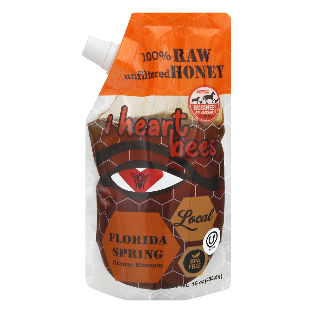 slide 1 of 9, I Heart Bees Unfiltered Florida Spring Orange Blossom Honey 16 oz, 16 oz