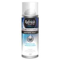 Refresh Your Car! Active Odor Elimination Fogger (Lightning Bolt Scent) - 3 fl oz