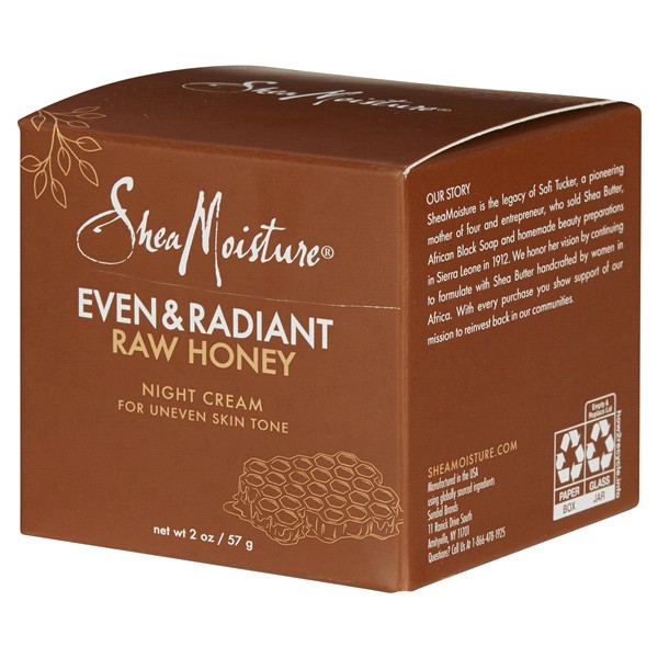 slide 8 of 29, SheaMoisture Even & Radiant Face Cream Night Cream, 2 oz, 2 oz