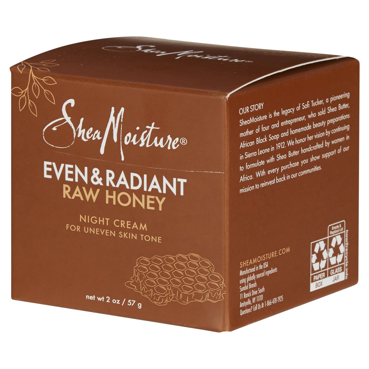 slide 9 of 29, SheaMoisture Even & Radiant Face Cream Night Cream, 2 oz, 2 oz