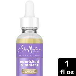 SheaMoisture Melanin Care Nourished & Radiant Acne Treatment Serum with 2% Salicylic Acid 1 fl oz