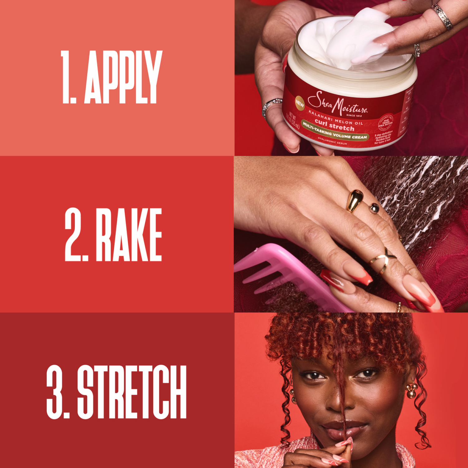 slide 3 of 7, SheaMoisture® Hair Care Curl Stretch Elongating Cream, 11 fl oz