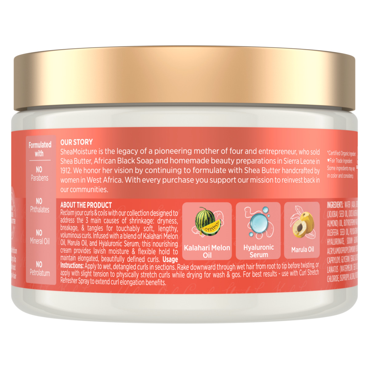 slide 6 of 7, SheaMoisture® Hair Care Curl Stretch Elongating Cream, 11 fl oz