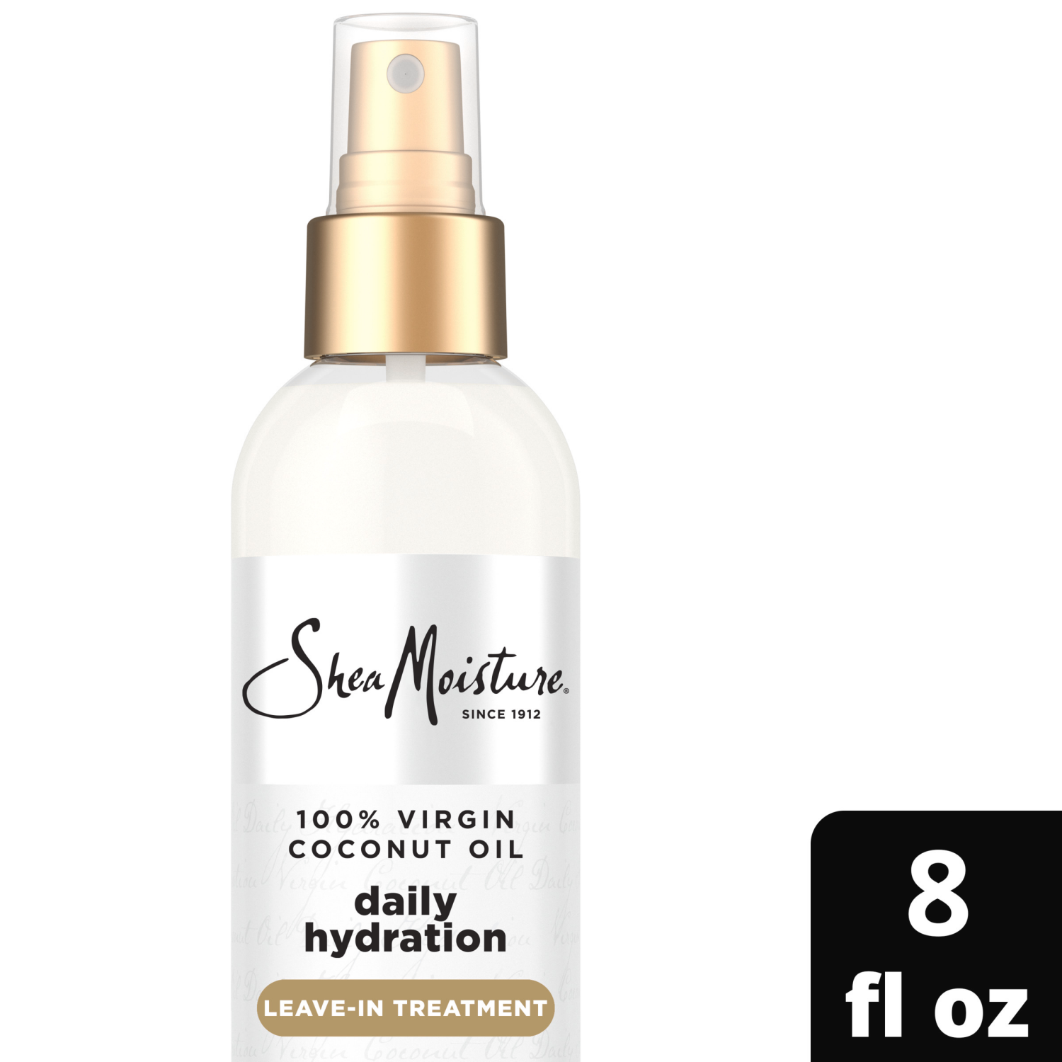 slide 1 of 7, SheaMoisture 100% Extra Virgin Coconut Oil Leave-in Conditioner Treatment, 8 fl oz
