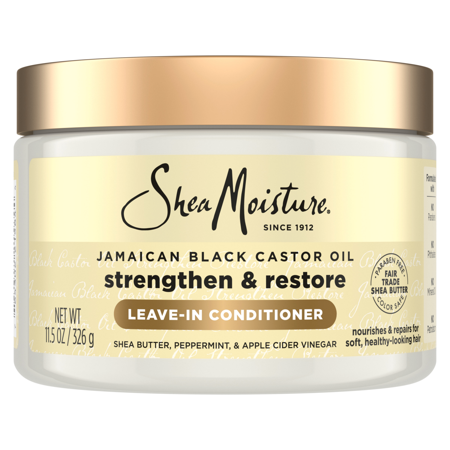 slide 4 of 6, SheaMoisture Jamaican Black Castor Oil Leave In Conditioner 100% Pure Jamaican Black Castor Oil 11.5 oz, 11.5 oz