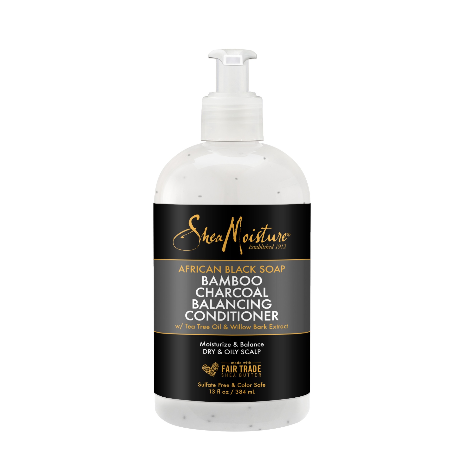 slide 1 of 3, SheaMoisture African Black Bamboo Charcoal Conditioner, 13 oz