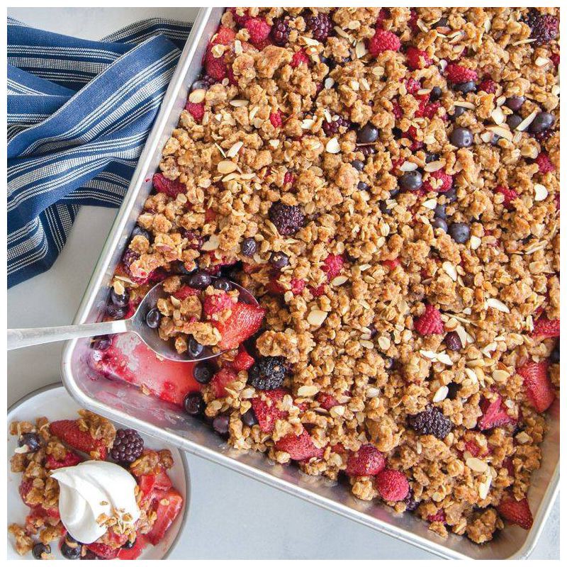 slide 2 of 3, Nordic Ware 17.9"x13" Aluminum Naturals High Sided Cake Sheet Pan: Hand Wash, Oven-Safe Baking Pan, Silver, 1 ct