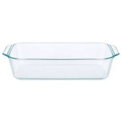 Pyrex 9"X13" Deep Glass Bakeware: Oven-Safe Rectangle Baking Dish, Freezer & Dishwasher-Safe, 5 Qt Capacity