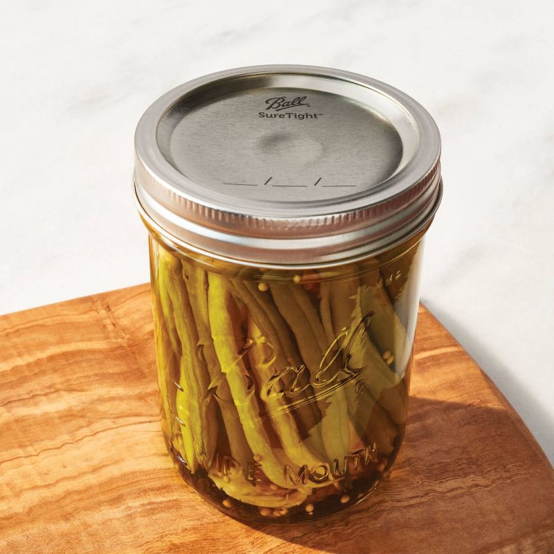 slide 5 of 5, Ball 12pk Wide Mouth Mason Jar Lids Without Bands, 12 ct