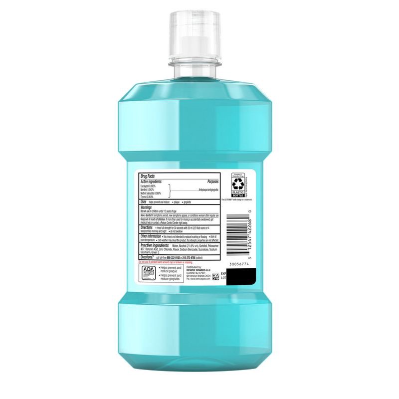 slide 2 of 10, Listerine Ultraclean Tartar Control Antiseptic Mouthwash Cool Mint - 500ml, 500 ml