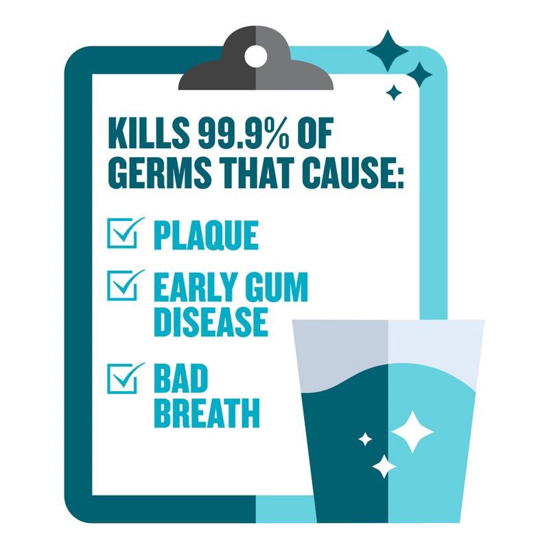 slide 5 of 10, Listerine Ultraclean Tartar Control Antiseptic Mouthwash Cool Mint - 500ml, 500 ml