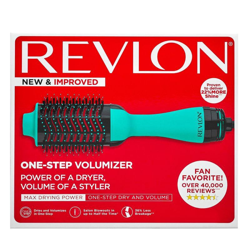 slide 5 of 6, Revlon One-Step Volumizer Original Blow Dry Brush - Blue, 1 ct