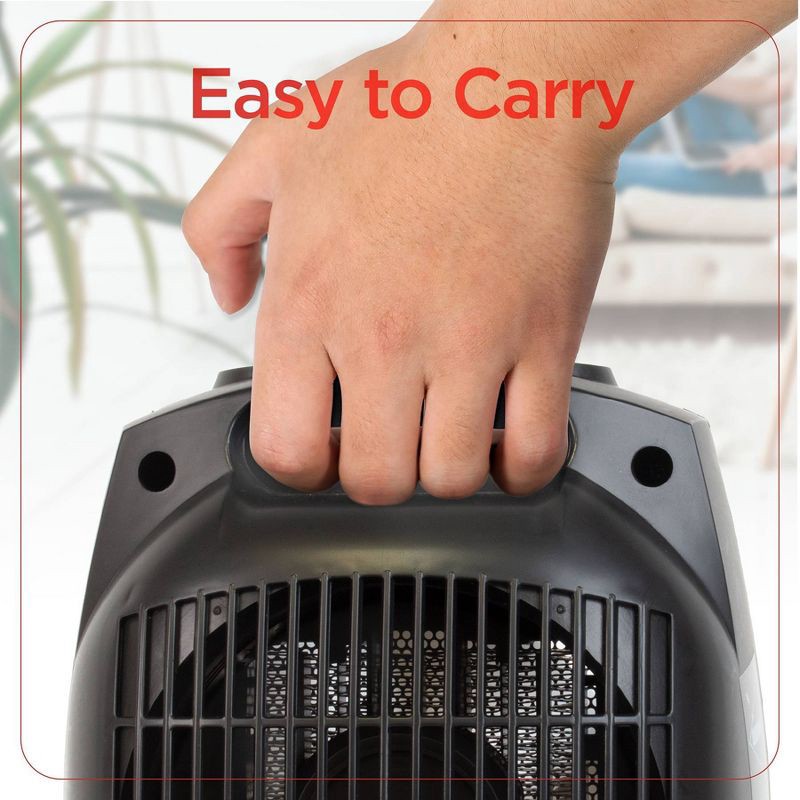 slide 5 of 9, BLACK+DECKER Personal Ceramic Indoor Heater Black, 1 ct