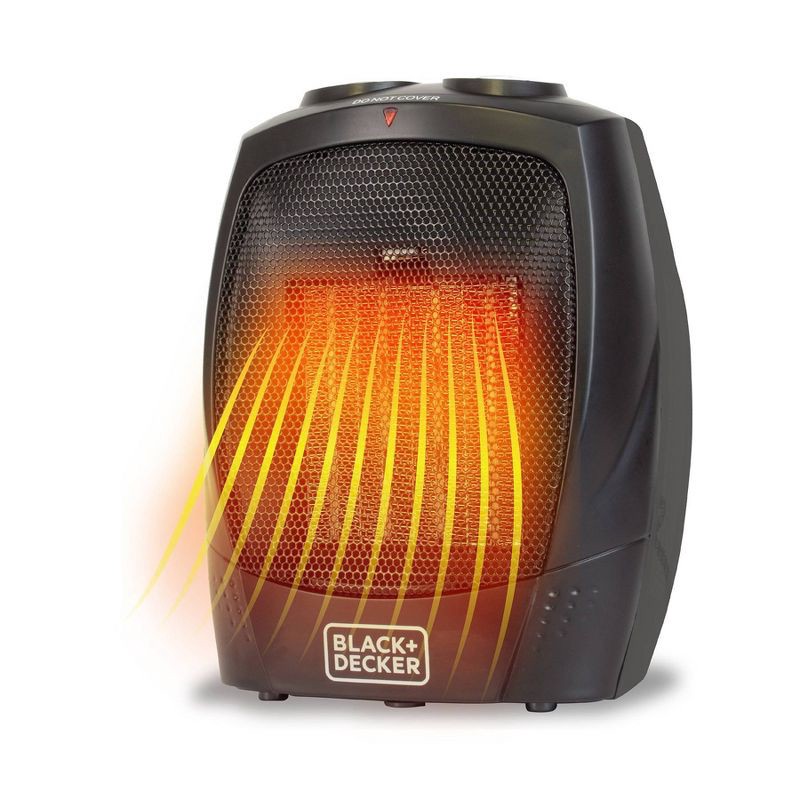 slide 1 of 9, BLACK+DECKER Personal Ceramic Indoor Heater Black, 1 ct