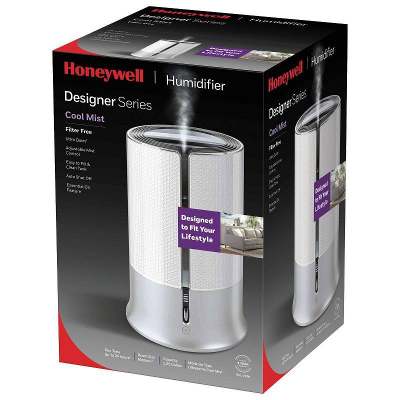 slide 2 of 7, Honeywell Designer Series Cool Mist Humidifier HUL430, 1 ct