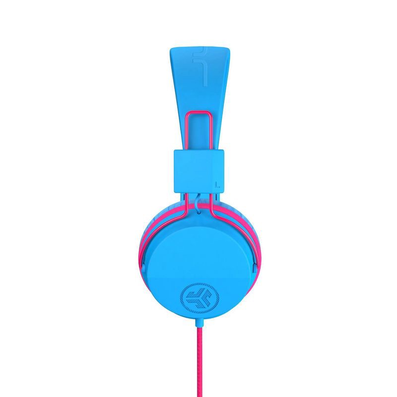 slide 3 of 7, JLab JBuddies Studio On-Ear Kids Wired Headphones - Pink/Blue, 1 ct