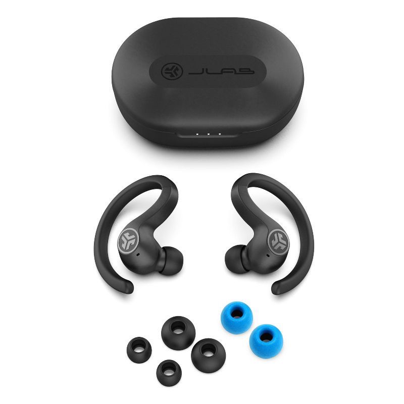 slide 2 of 6, JLab JBuds Air Sport True Wireless Bluetooth Earbuds - Black, 1 ct