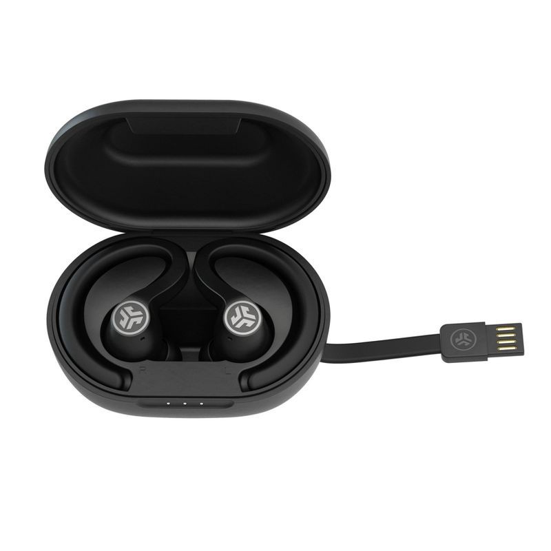 slide 5 of 6, JLab JBuds Air Sport True Wireless Bluetooth Earbuds - Black, 1 ct