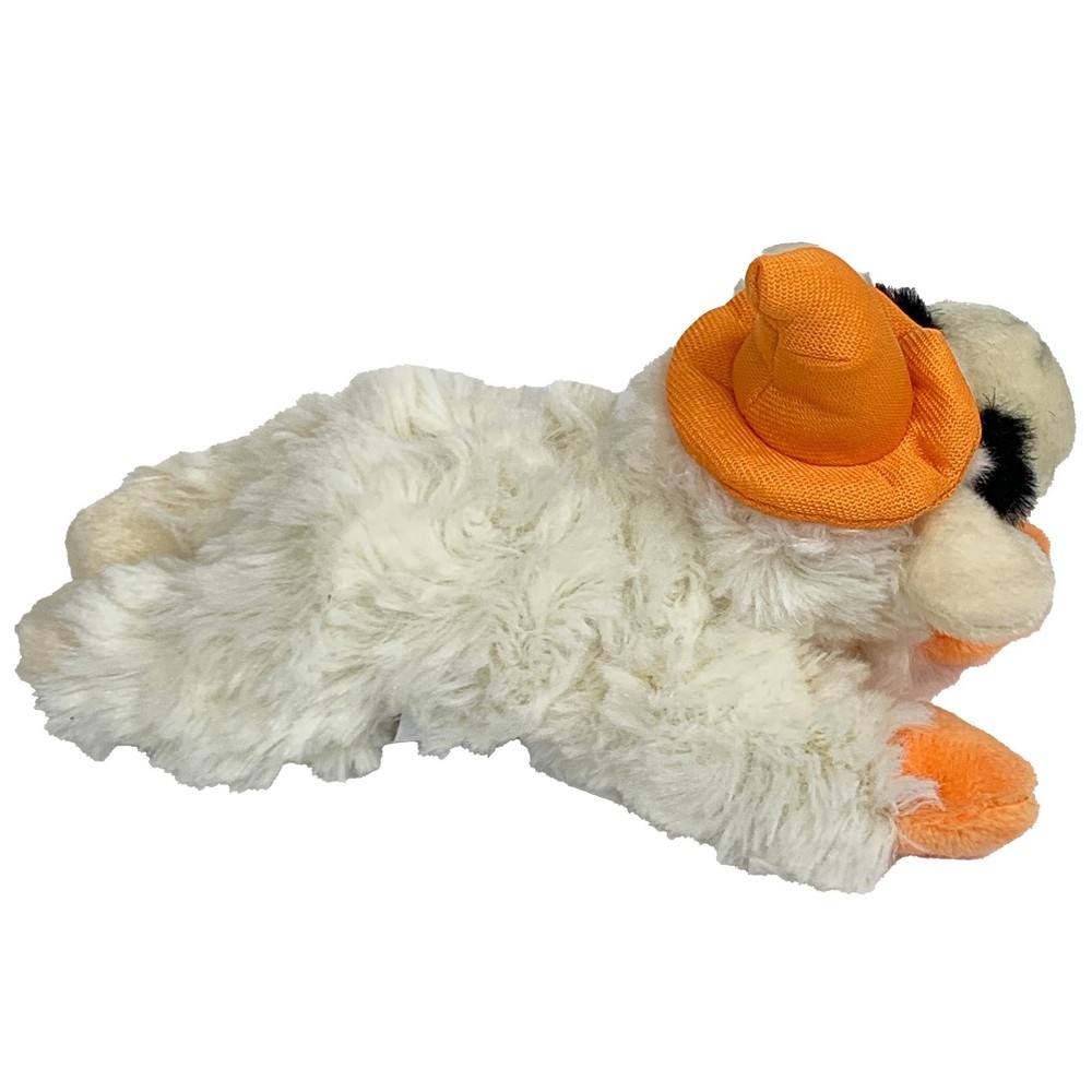 slide 3 of 3, Multipet Lamb Chop Halloween Dog Toy - Orange, 1 ct