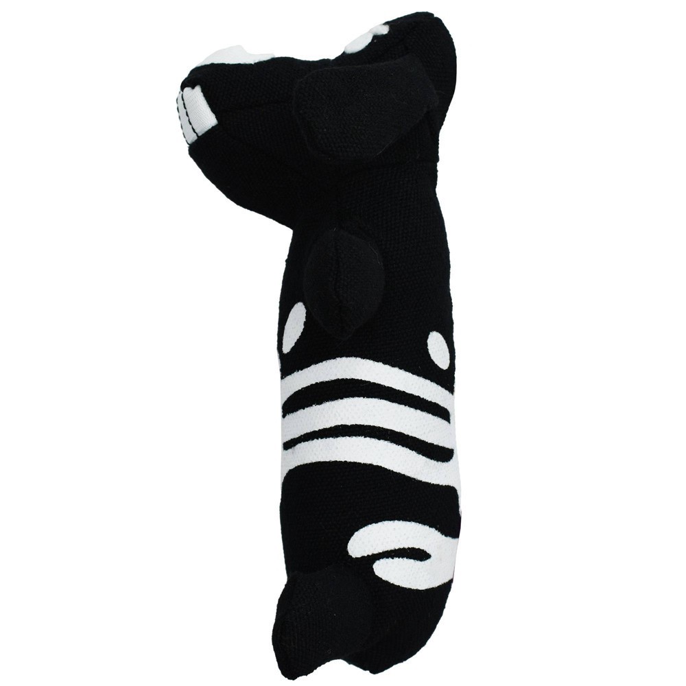 slide 3 of 3, Multipet Loofa Skeleton Halloween Dog Toy - Gray, 1 ct