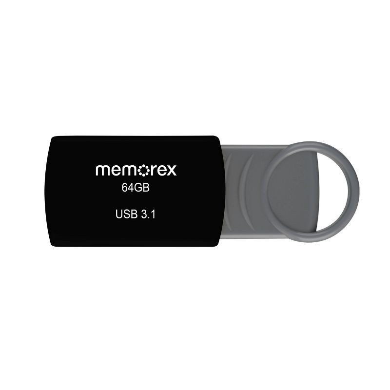 slide 3 of 6, Memorex 64GB USB 3.1 – Black, 1 ct