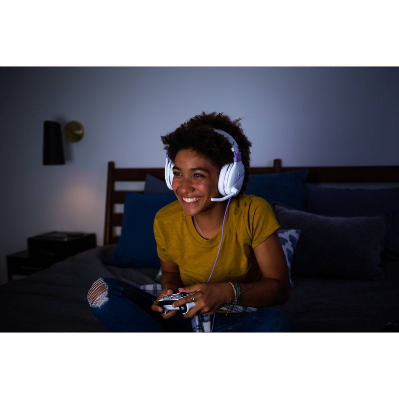 slide 9 of 10, Turtle Beach Recon Spark Wired Gaming Headset for Nintendo Switch/Xbox One/Series X|S/PlayStation 4/5 - White/Purple: 3.5mm Jack, Ideal for Gaming, 1 ct