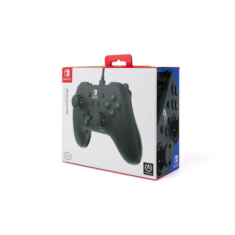 slide 2 of 12, PowerA Wired Controller for Nintendo Switch - Black, 1 ct
