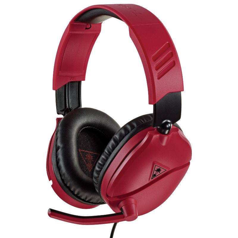 slide 6 of 7, Turtle Beach Recon 70 Wired Gaming Headset for PlayStation 4/5/Xbox One/Series X|S/Nintendo Switch/PC - Red, 1 ct