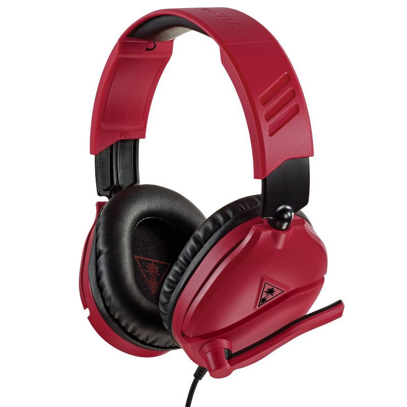 slide 7 of 7, Turtle Beach Recon 70 Wired Gaming Headset for PlayStation 4/5/Xbox One/Series X|S/Nintendo Switch/PC - Red, 1 ct