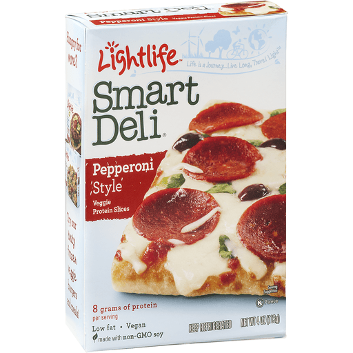 slide 2 of 9, Lightlife Smart Deli Pepperoni Style, 4 oz