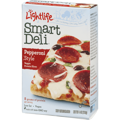 slide 3 of 9, Lightlife Smart Deli Pepperoni Style, 4 oz