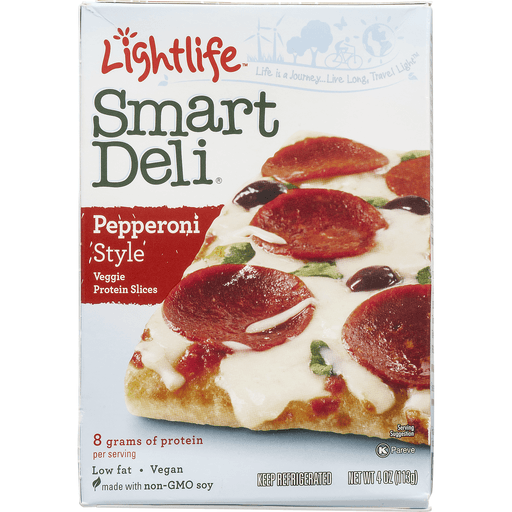 slide 4 of 9, Lightlife Smart Deli Pepperoni Style, 4 oz