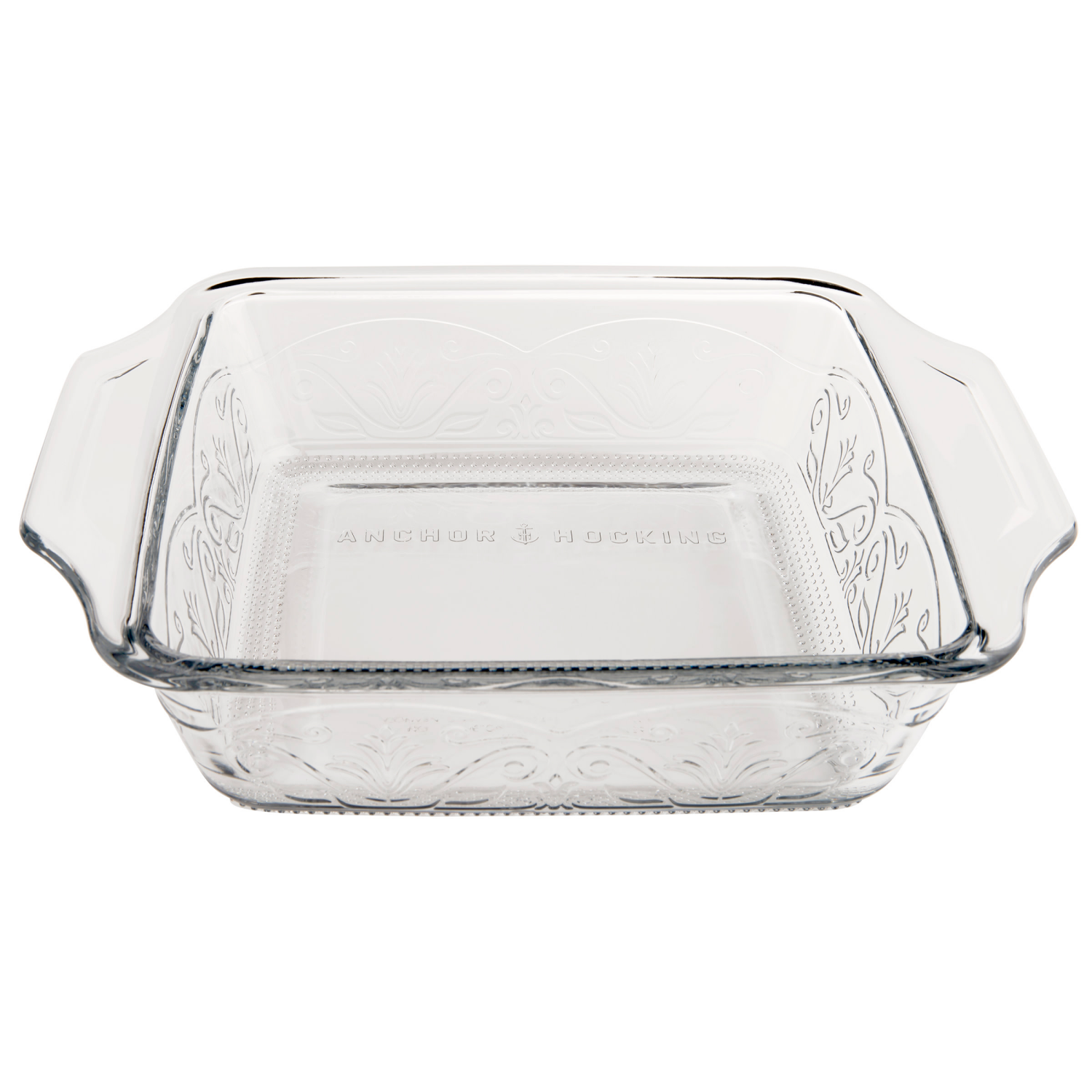 slide 2 of 5, Anchor Hocking Laurel 8'' Cake Dish Clear, 1 ct
