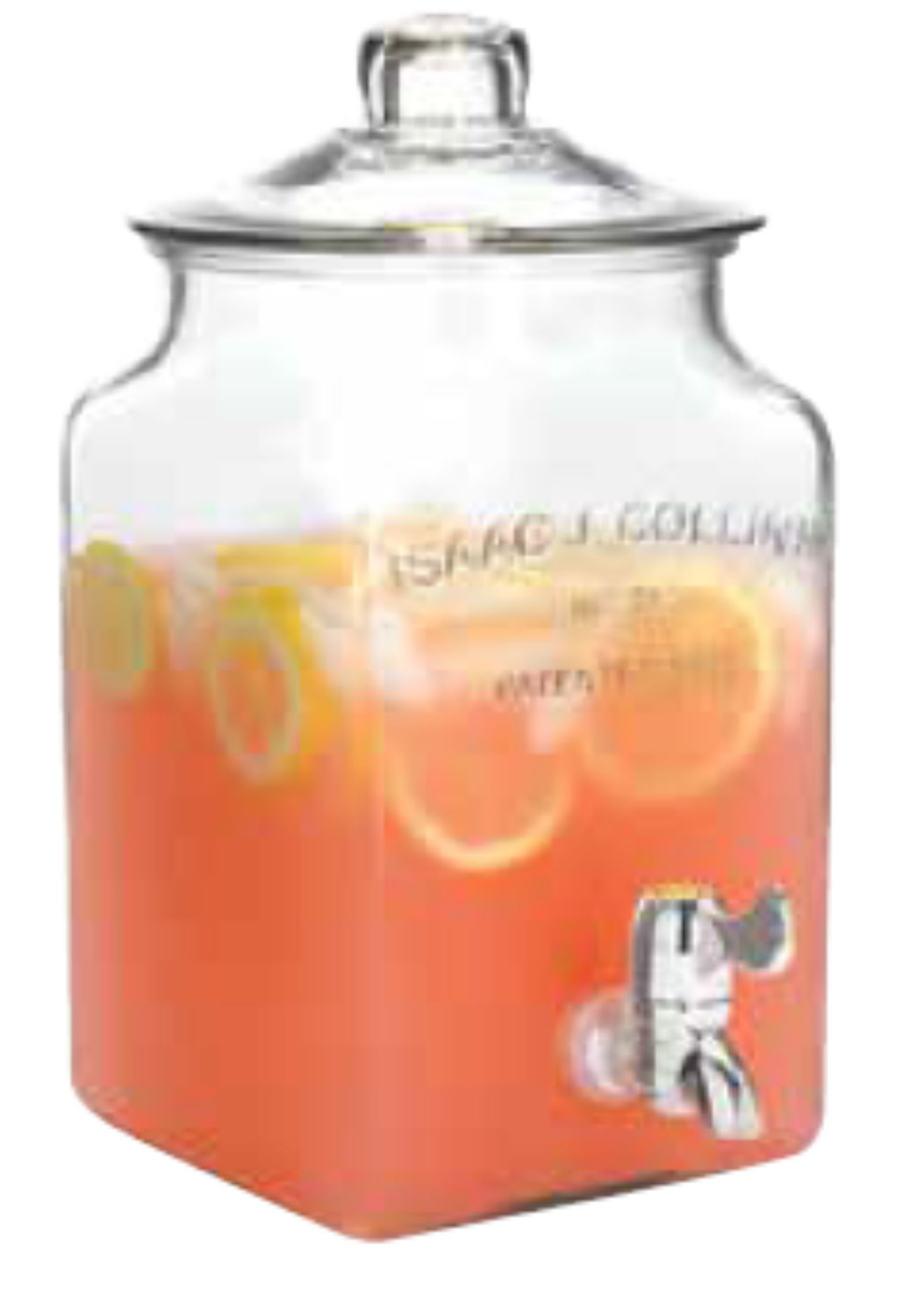 slide 2 of 2, Anchor Hocking Heritage Hill Glass Beverage Dispenser with LeakProof Spigot, 2 gal