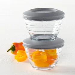 Anchor Hocking Glass Cooking Prep Cup with Lid