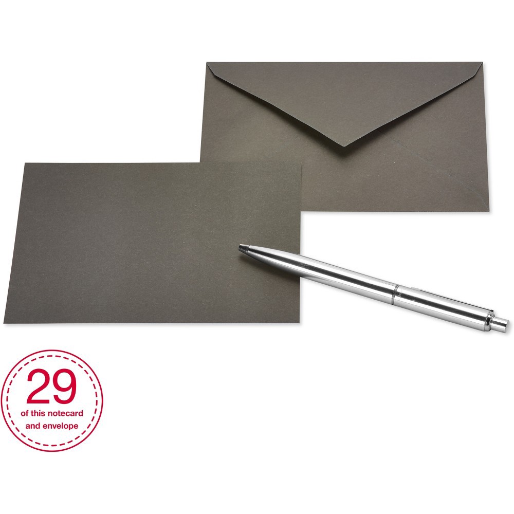 slide 2 of 10, 200ct Blank Cards with Envelopes Neutral - Spritz, 200 ct