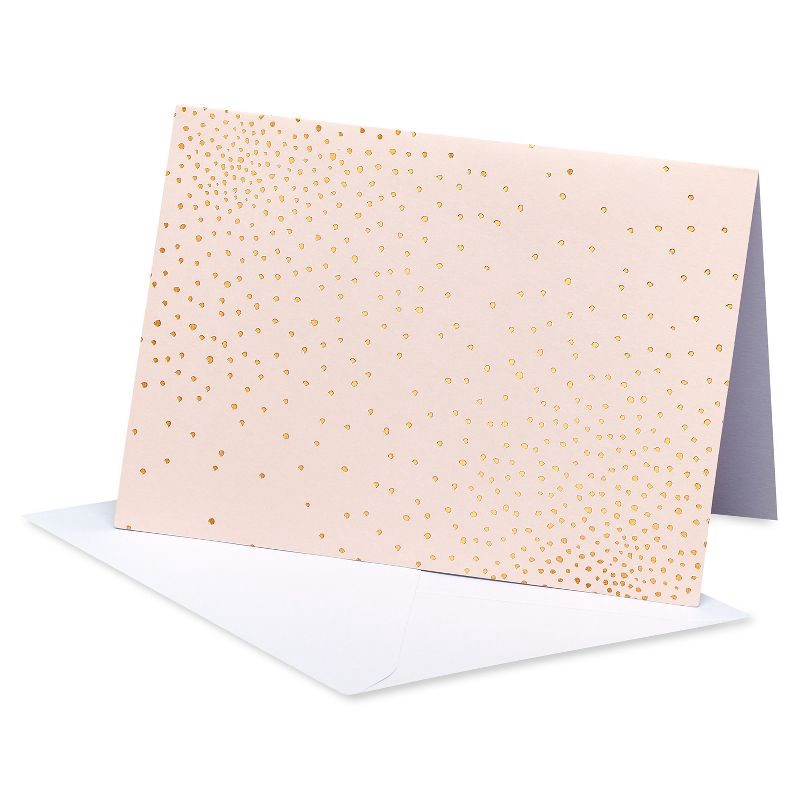 slide 2 of 6, 24ct Blank Cards with Envelopes Pink - Spritz™, 24 ct
