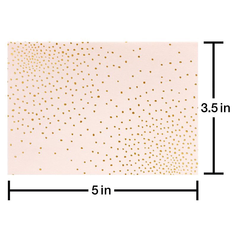 slide 5 of 6, 24ct Blank Cards with Envelopes Pink - Spritz™, 24 ct