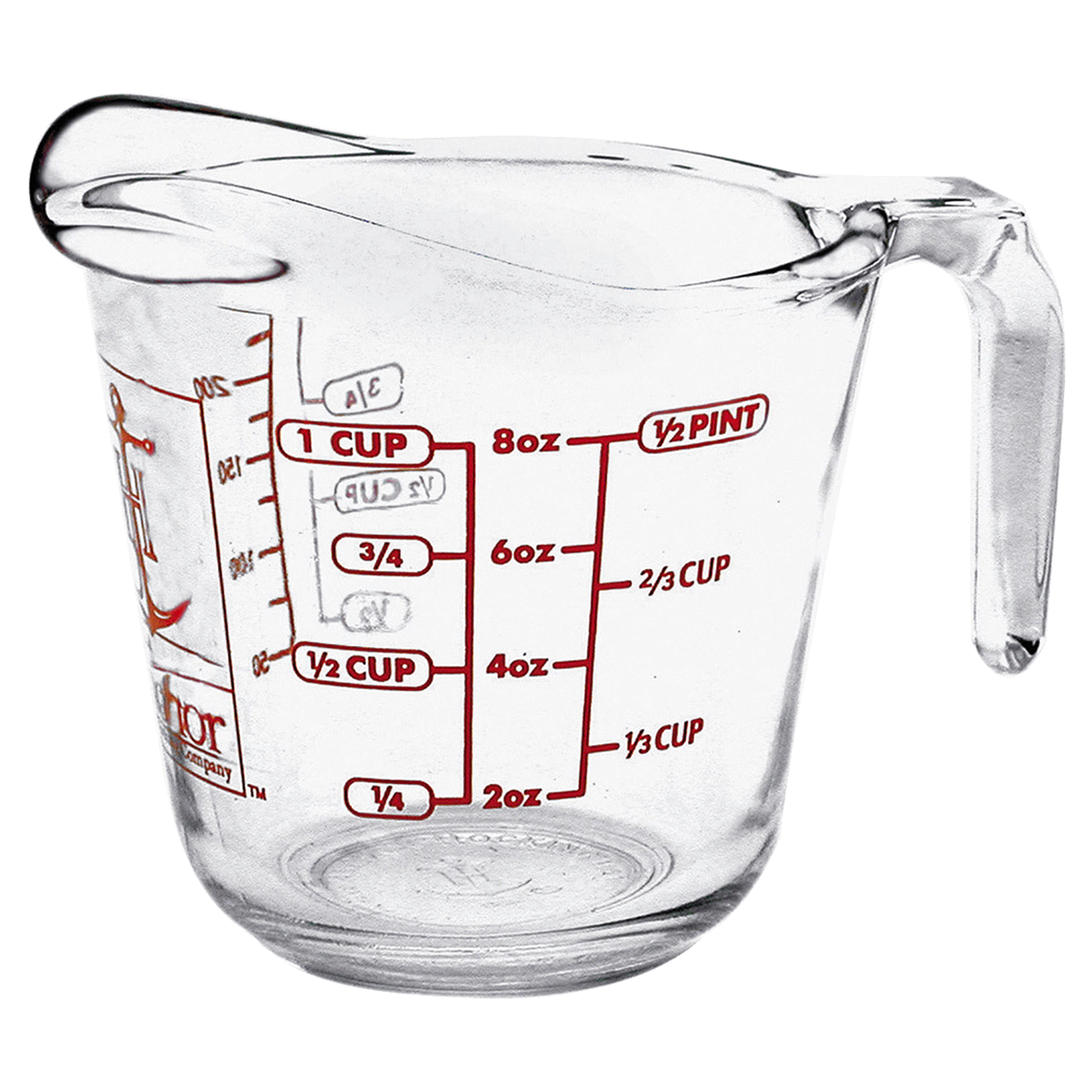 slide 1 of 1, Anchor Hocking 8 oz Measuring Cup 1 Each, 1 ct