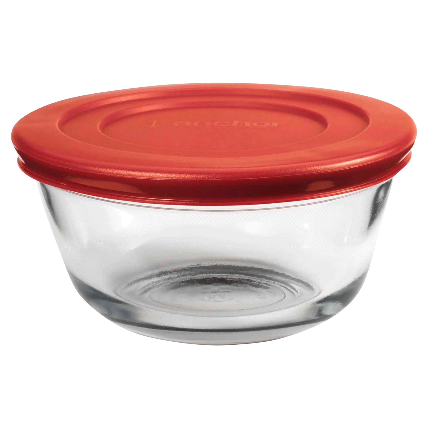 slide 1 of 1, Anchor Hocking Glass Food Prep Mixing Bowl with Cherry Lid, 4 qt