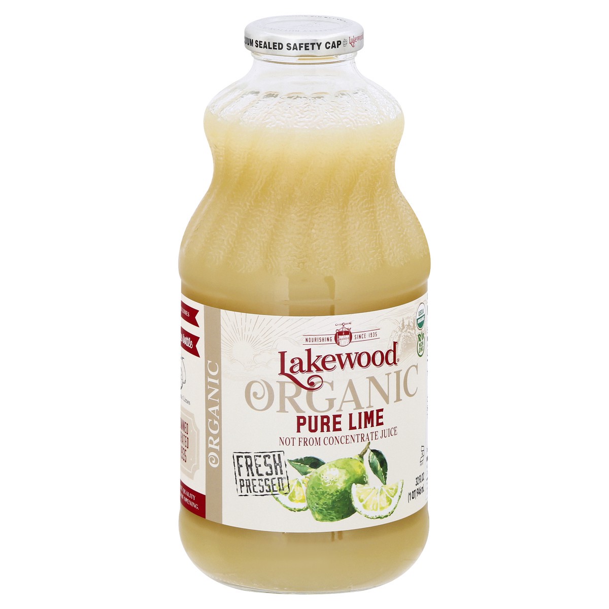 slide 11 of 12, Lakewood Organic Juice Pure Lime, 32 fl oz