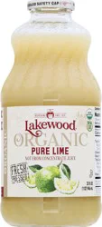 Lakewood Organic Pure Lime Juice - 32 oz