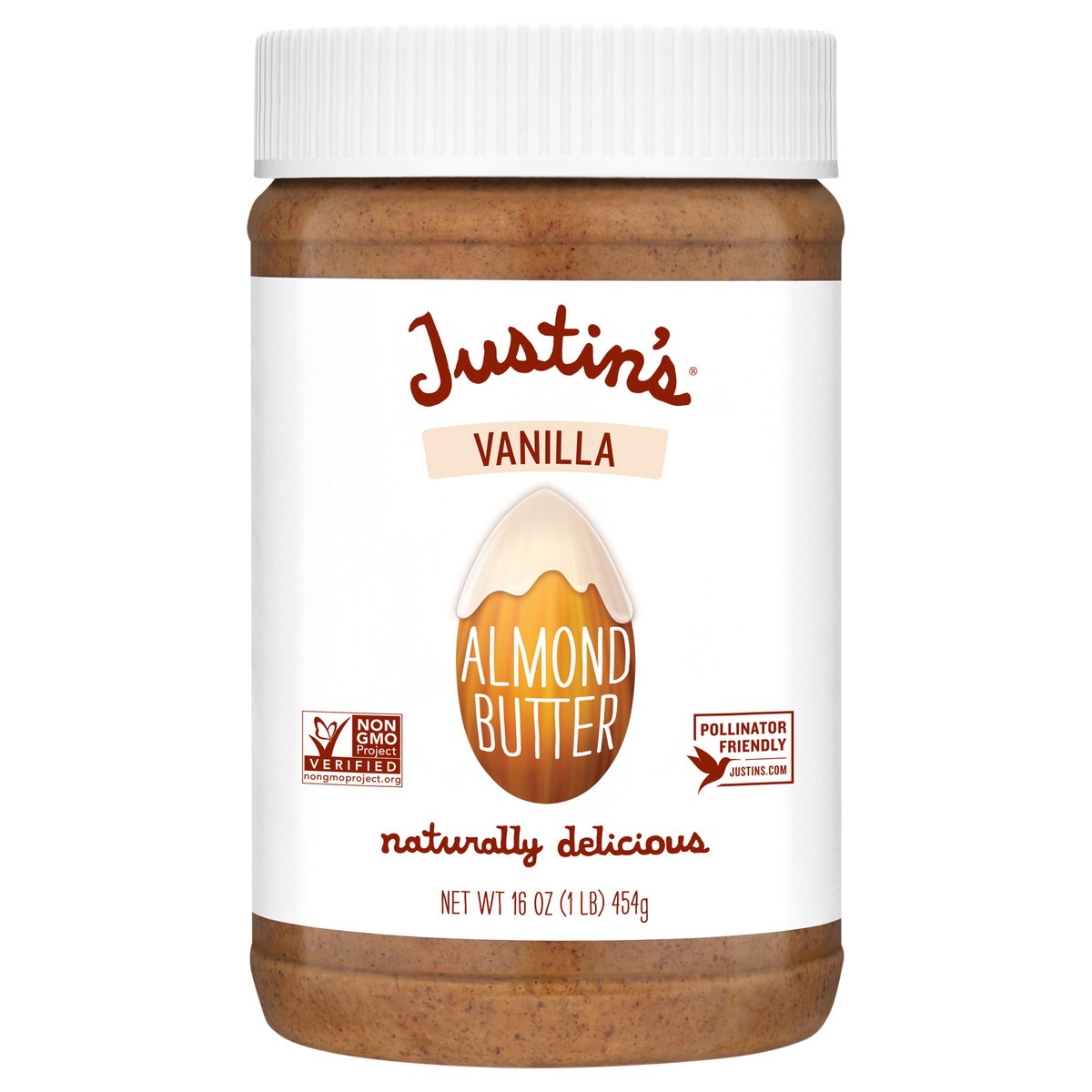 slide 1 of 10, Justin's Vanilla Almond Butter - 16 oz, 16 oz