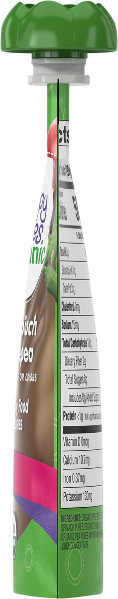 slide 14 of 14, Tippy Toes Organic 2 (6 Months & Up) Apple Spinach Chickpea Pea Baby Food 3.5 oz, 