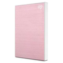 Seagate 2TB One Touch Slim Portable External Hard Drive USB 3.0 - Pink Rose (STKB2000405)