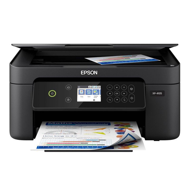 slide 1 of 1, Epson Expression Home Wireless Small-in-One Printer (XP-4105), 1 ct