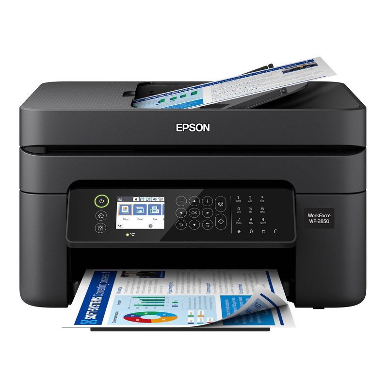 slide 1 of 1, Epson WorkForce Wireless Printer w/ADF (WF-2850), 1 ct