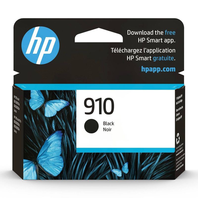 slide 1 of 16, HP Inc. HP 910 Original Ink Cartridge - Black (3YL61AN): Standard Yield, 1 Color, 0.1 lbs, 1 ct