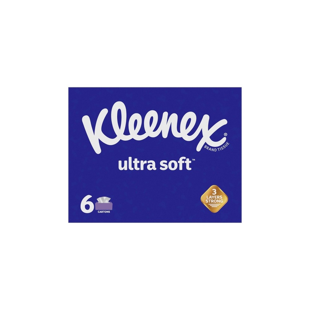 slide 9 of 10, Kleenex Ultra Soft Facial Tissue - 6pk/110ct, 660 ct